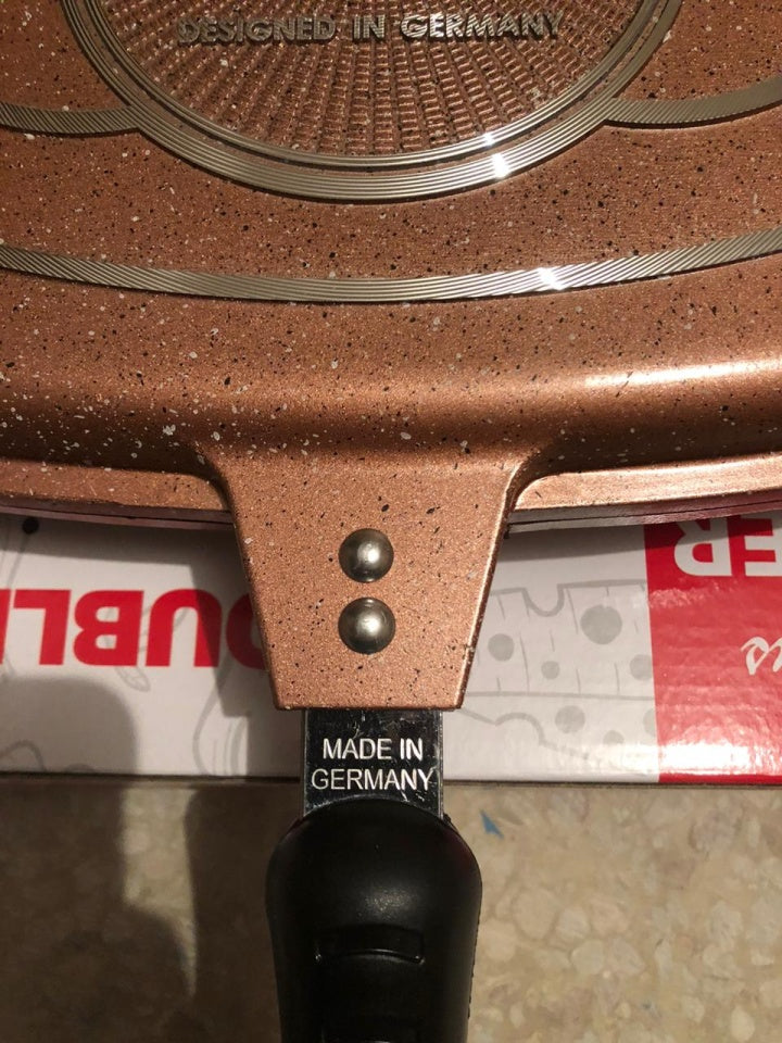 Schafer Double Grill Pan  مقلاة الشواء الألمانية