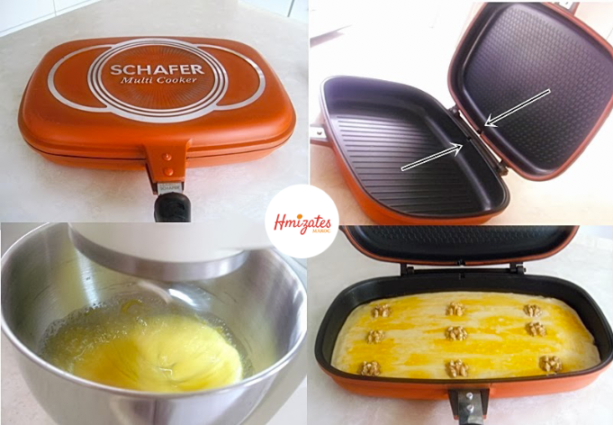 Schafer Double Grill Pan  مقلاة الشواء الألمانية